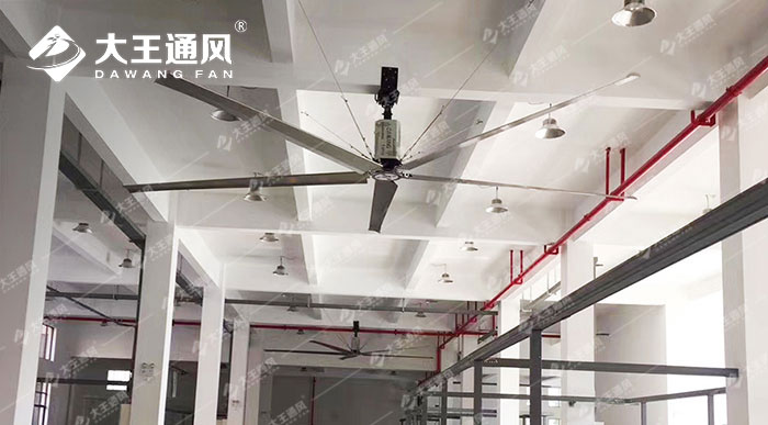 無錫大型機加工車間安裝工業(yè)風扇