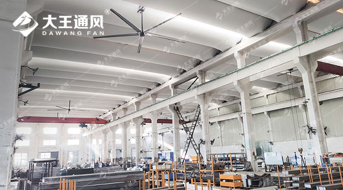 無錫大型機加工車間安裝工業(yè)風扇